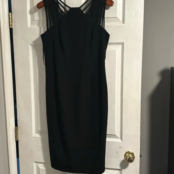 slny black dress SLNY Embellished 2-Piece Evening Jacket Dress – New Yorker's Apparel main image 1
